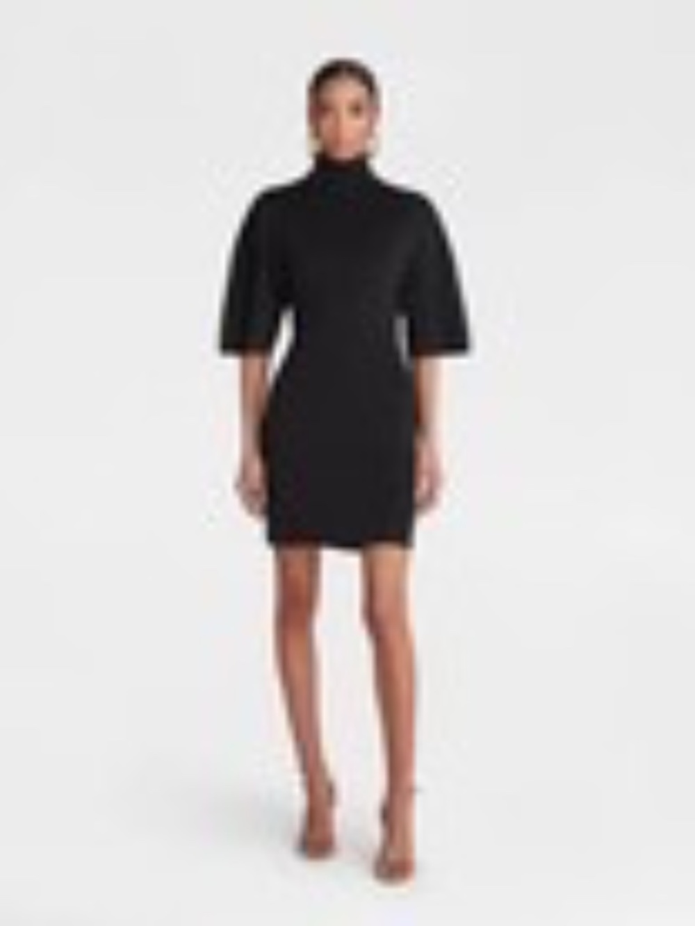 KBB by KAHLANA Women Short Sleeve 'The Laceback Mini Dress' - Black
